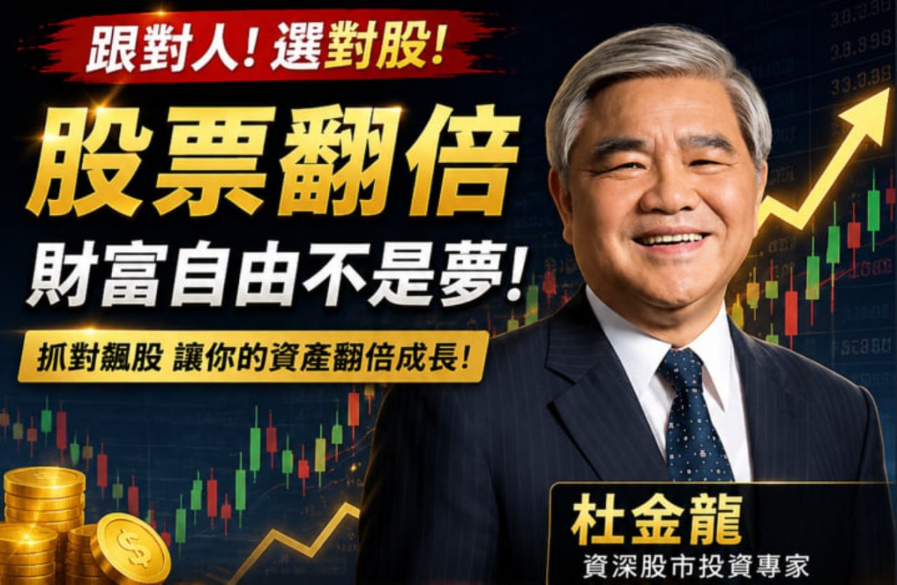 杜金龍技術分析主題形象照